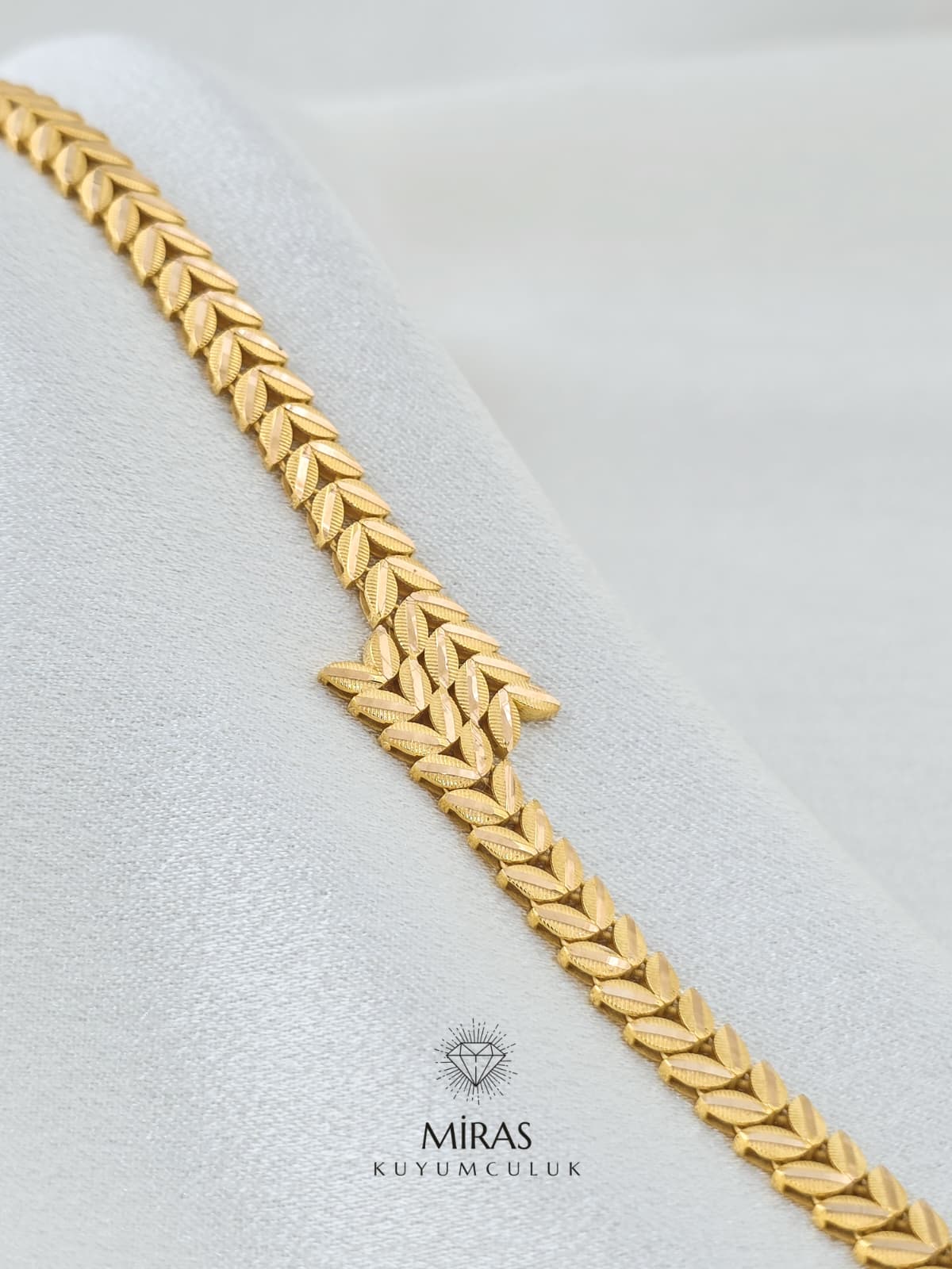 14 Ayar Altın - Başak Bileklik 14BLK988