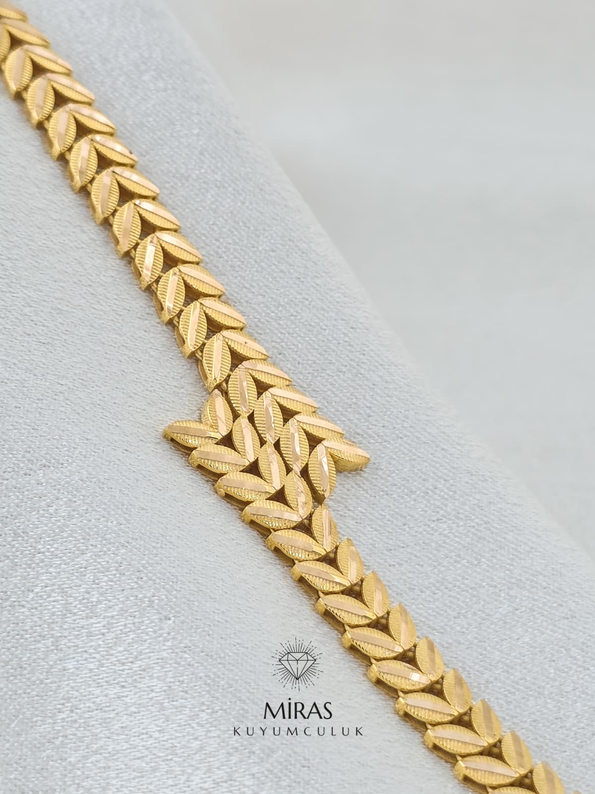 14 Ayar Altın - Başak Bileklik 14BLK988