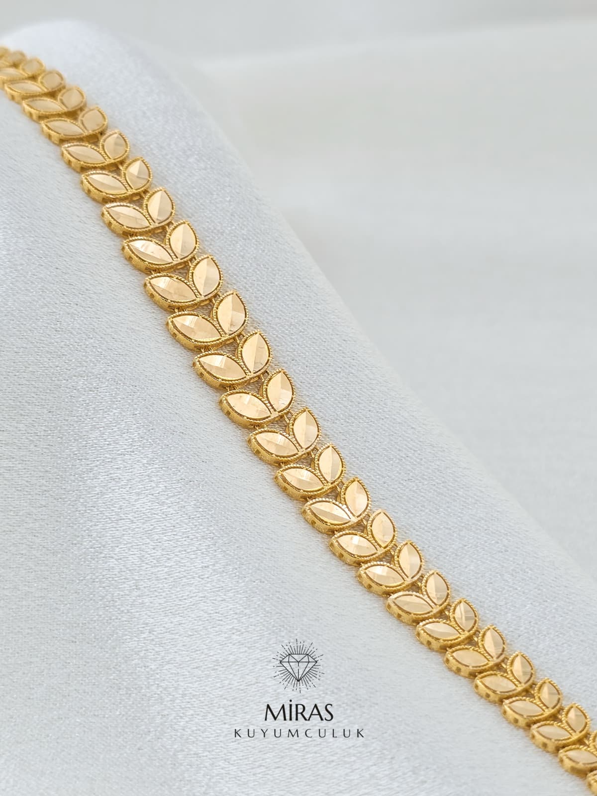 14 Ayar Altın - Başak Süzme Bileklik 14BLK985