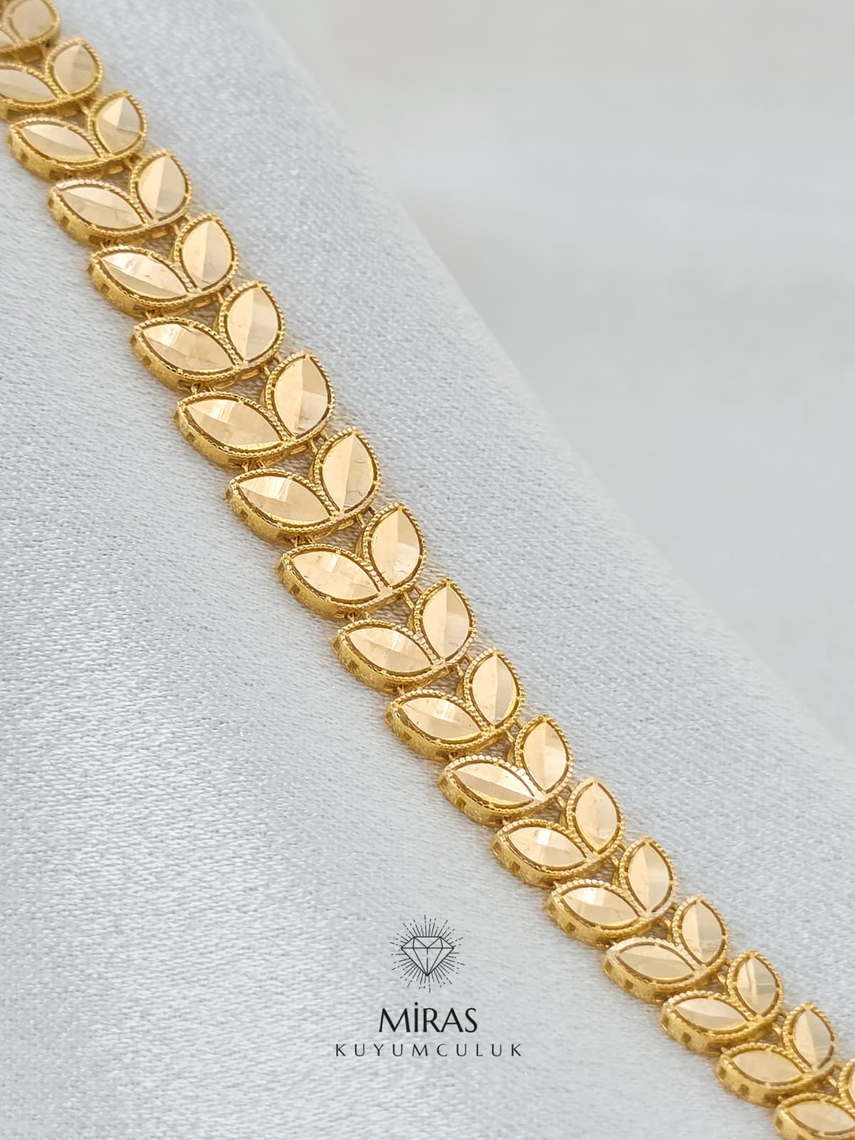 14 Ayar Altın - Başak Süzme Bileklik 14BLK985