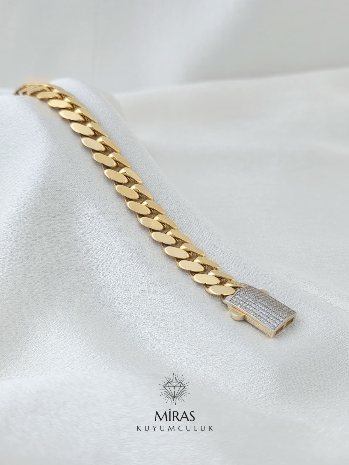 14 Ayar Altın - Taşlı Gurmet Bileklik 14BLK892