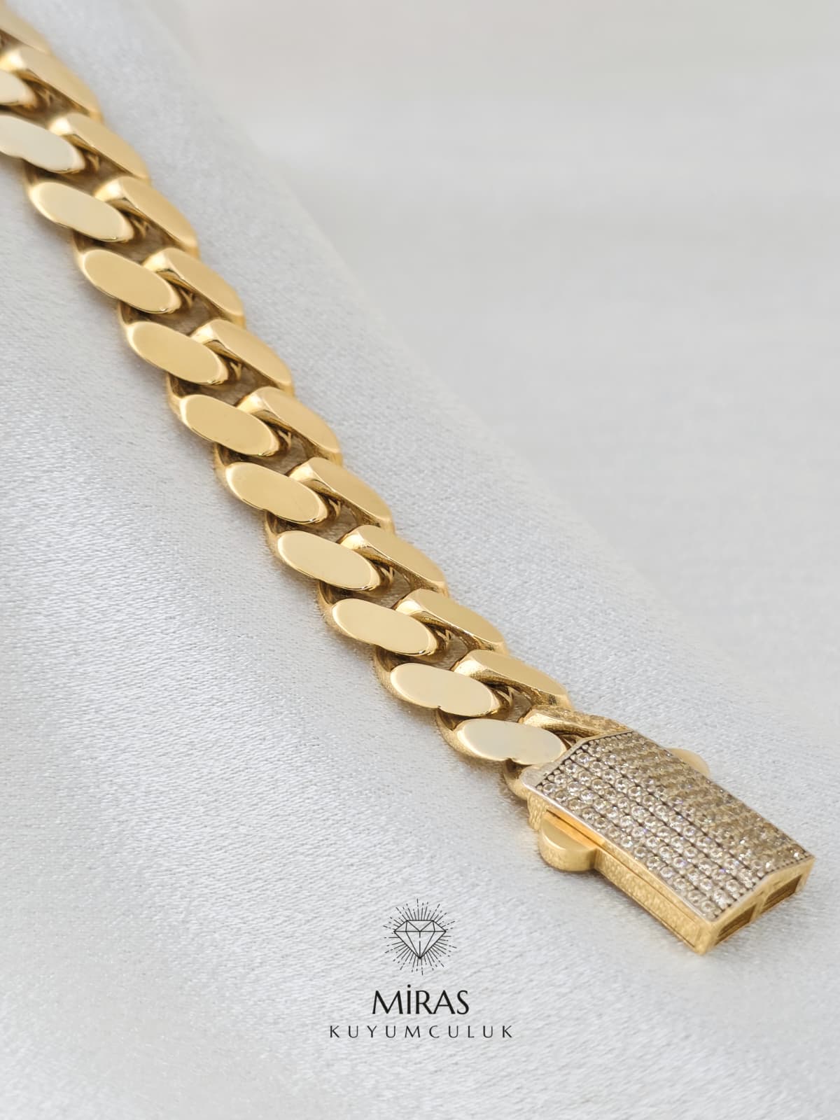 14 Ayar Altın - Taşlı Gurmet Bileklik 14BLK892