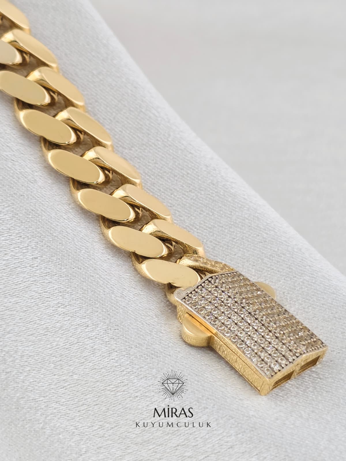 14 Ayar Altın - Taşlı Gurmet Bileklik 14BLK892